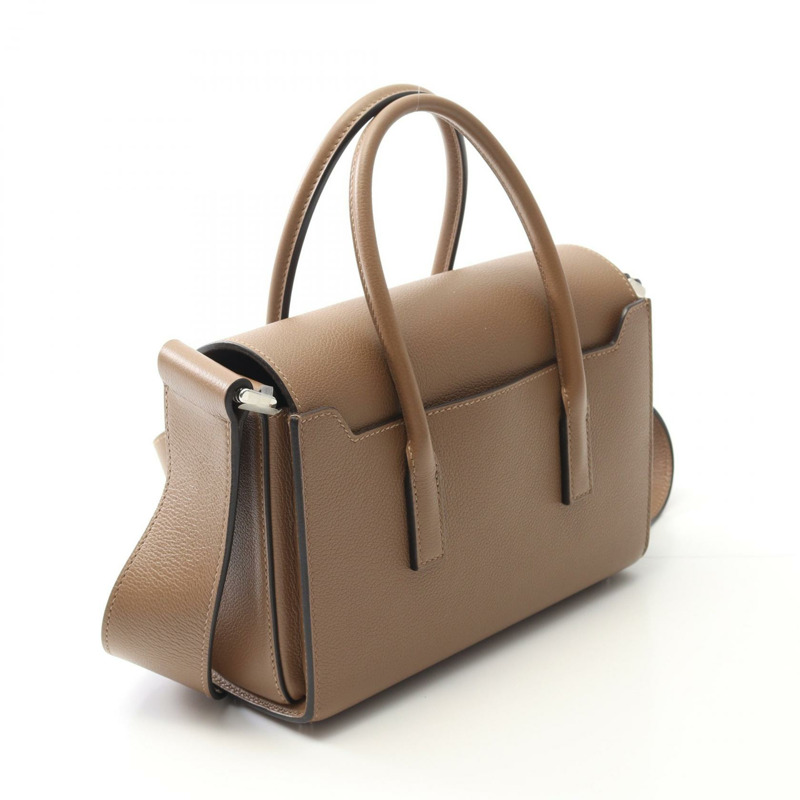 愛馬仕全新 Drug 22 單肩包 H080214CKD0 Evercolor 皮革 棕色 二手 B-1