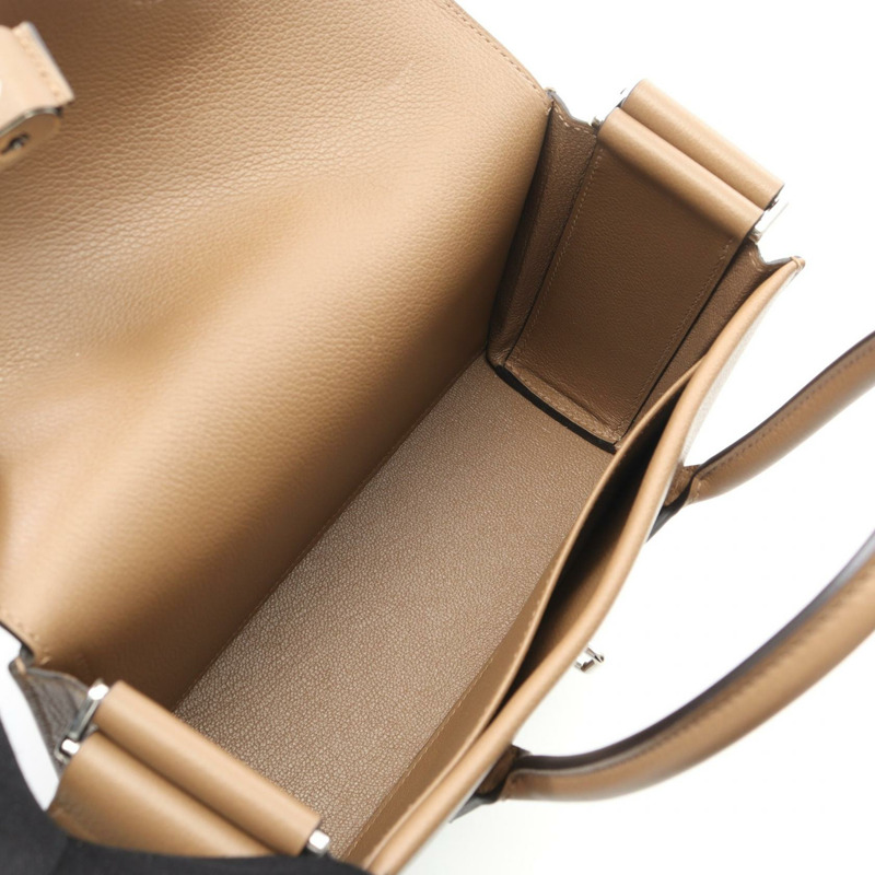 愛馬仕全新 Drug 22 單肩包 H080214CKD0 Evercolor 皮革 棕色 二手 B-2