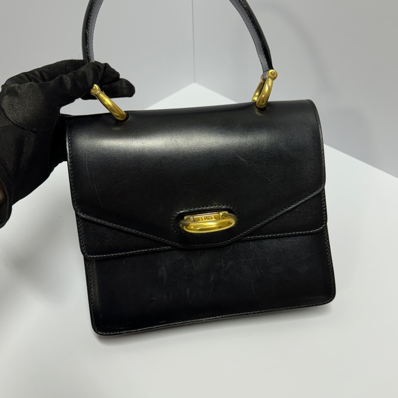 (超稀有!) Celine 黑金 雙翻蓋 肩背+手提包👜-4