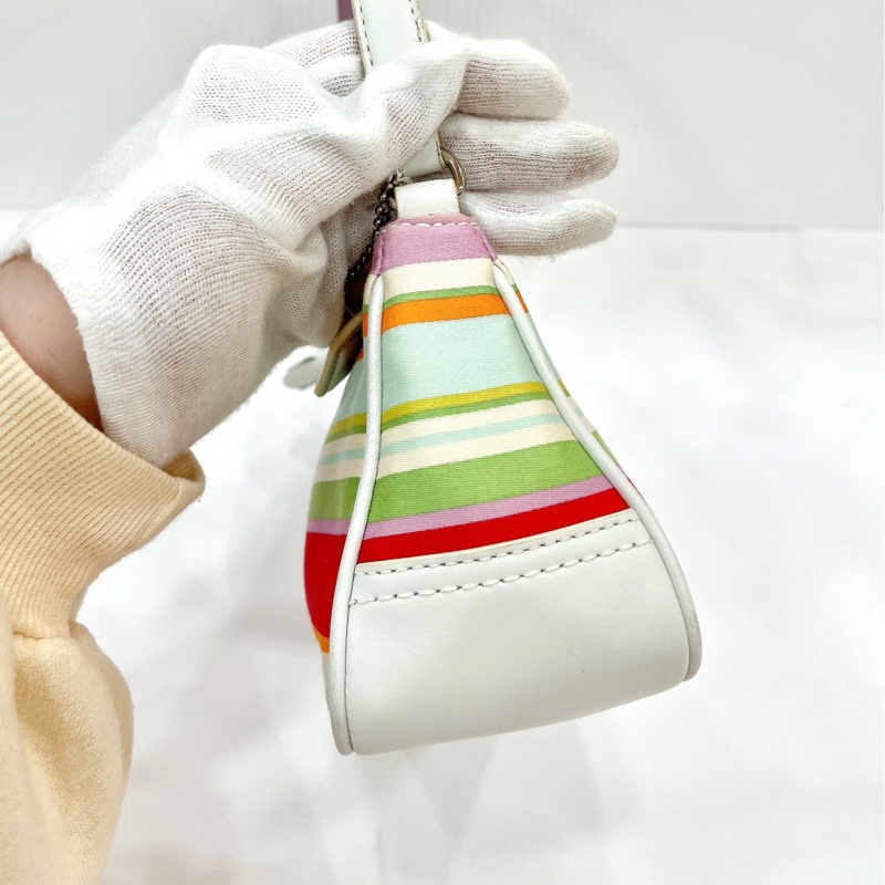 莉亞精品♡Coach彩色手提包 二手美包-4