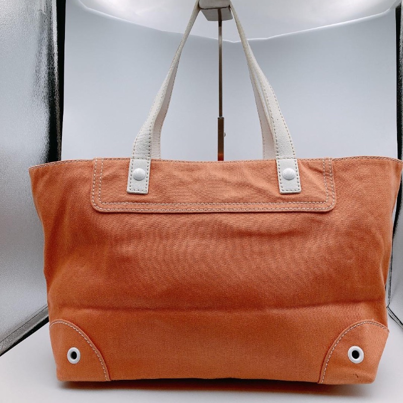 Burberry 巴寶莉稀有品橘色大型子母托特包-3