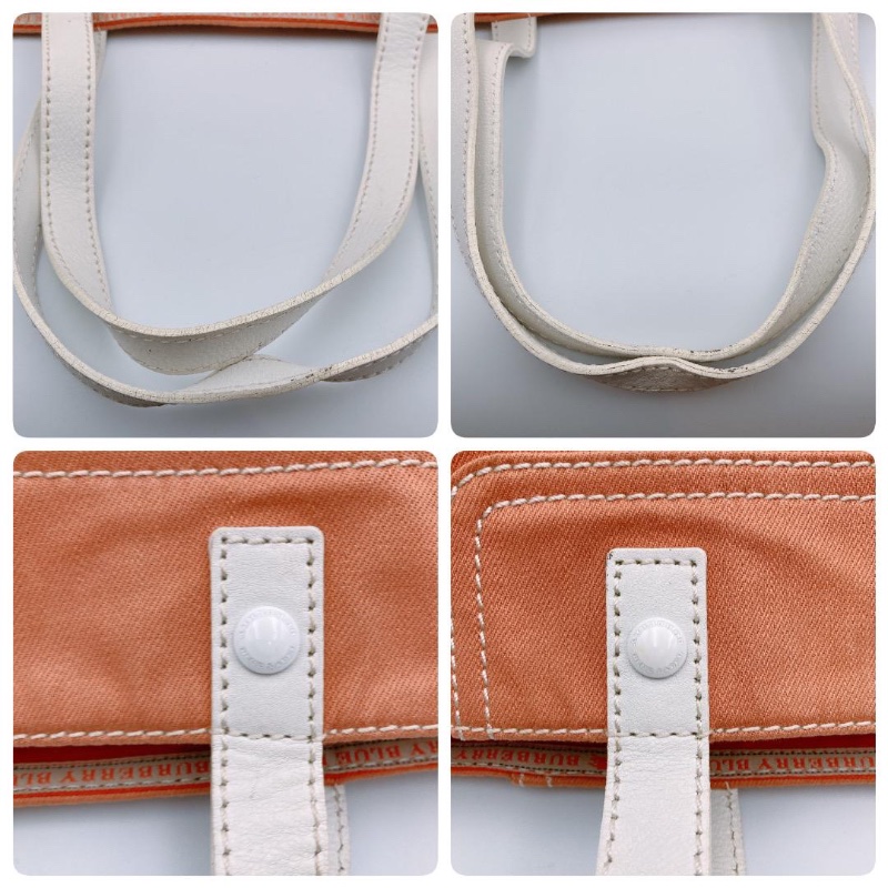 Burberry 巴寶莉稀有品橘色大型子母托特包-5