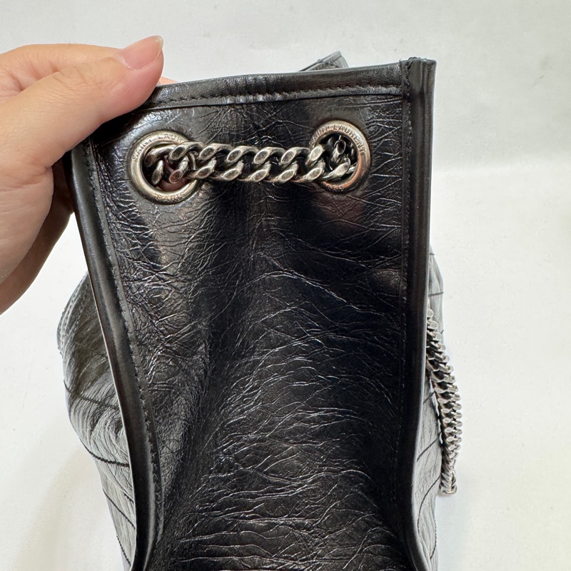 YSL Nike 大號復古購物袋-8