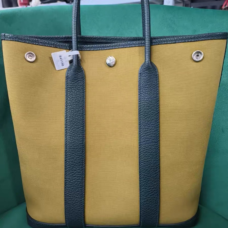 Hermes 竪版花園 garden File 28 琥珀黃-0