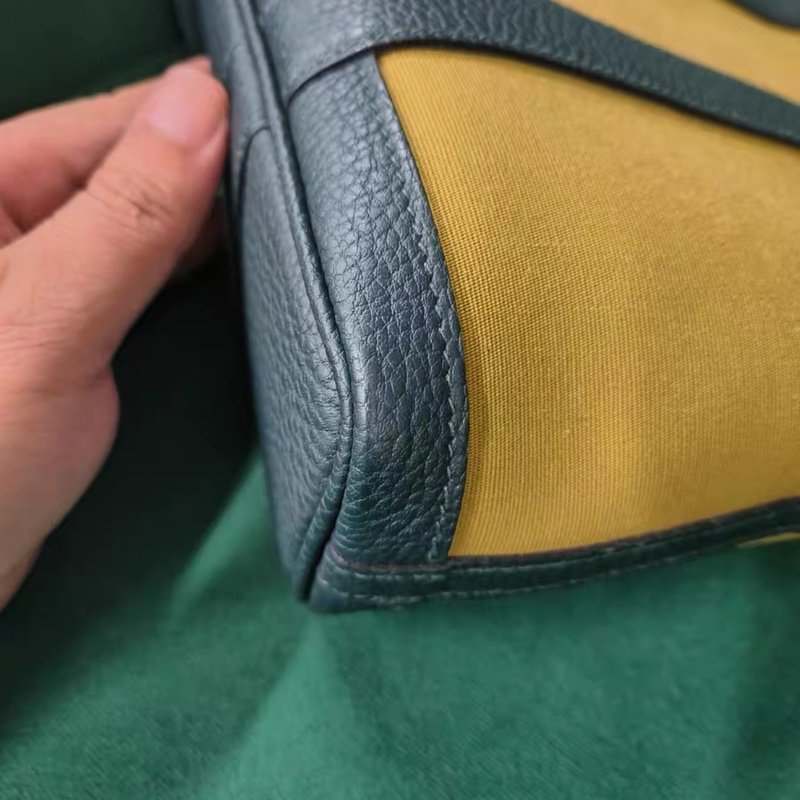 Hermes 竪版花園 garden File 28 琥珀黃-6