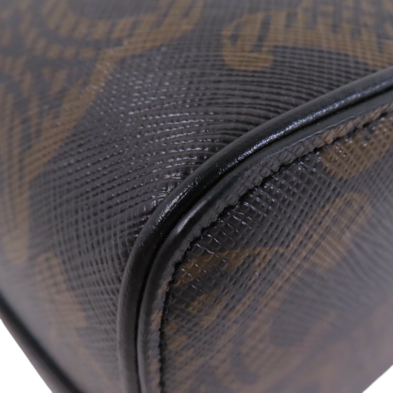 CELINE 塗層帆布Boite In Triomphe銀扣肩背袋-8