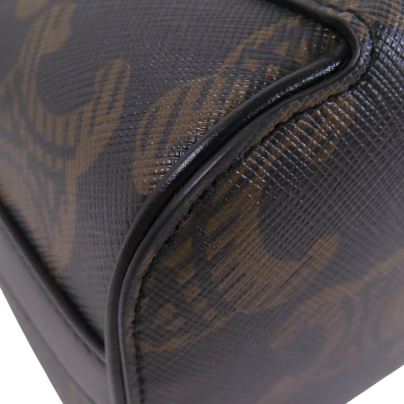 CELINE 塗層帆布Boite In Triomphe銀扣肩背袋-10