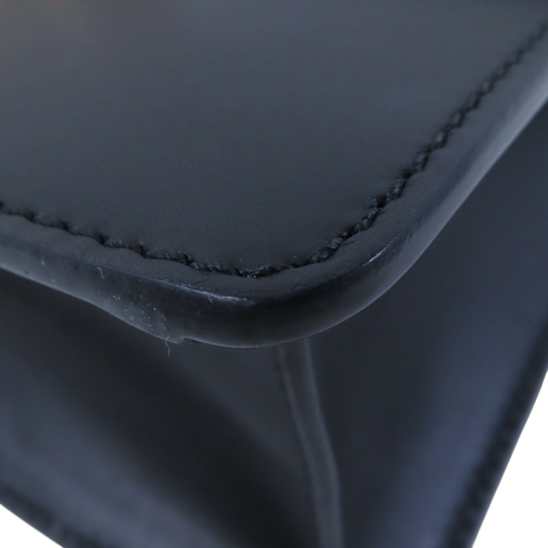 GUCCI 牛皮皮革Sylvie Min Bag金扣手挽肩背兩用袋-11