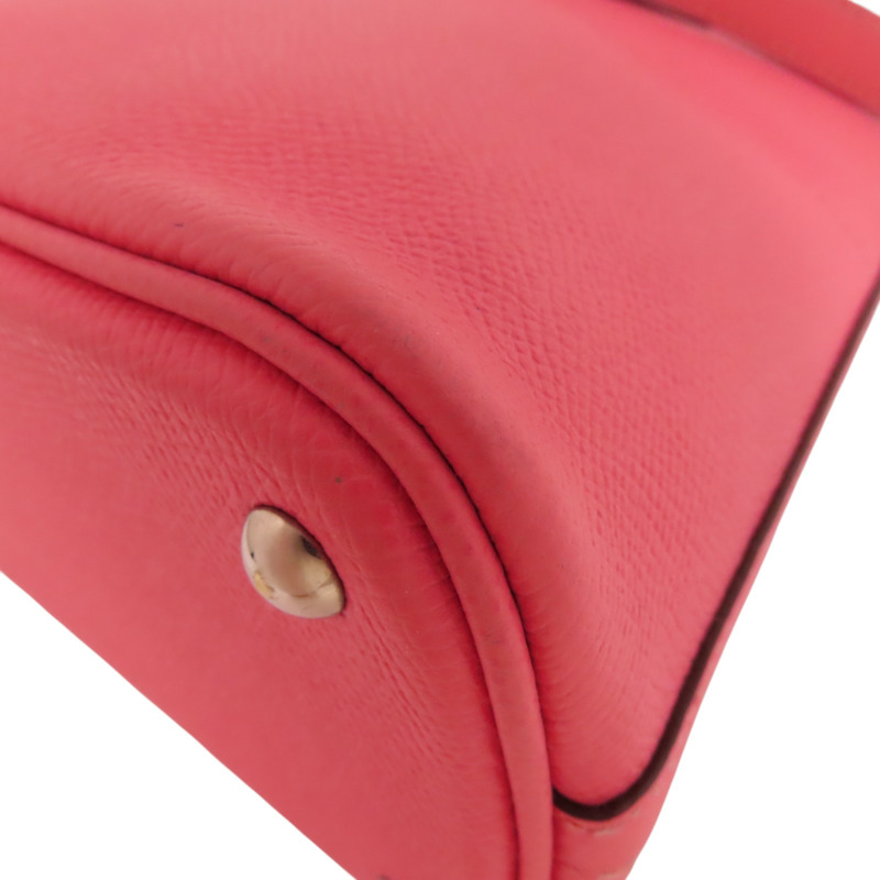 HERMES Epsom皮革Bolide 27銀扣手挽肩背兩用袋-12