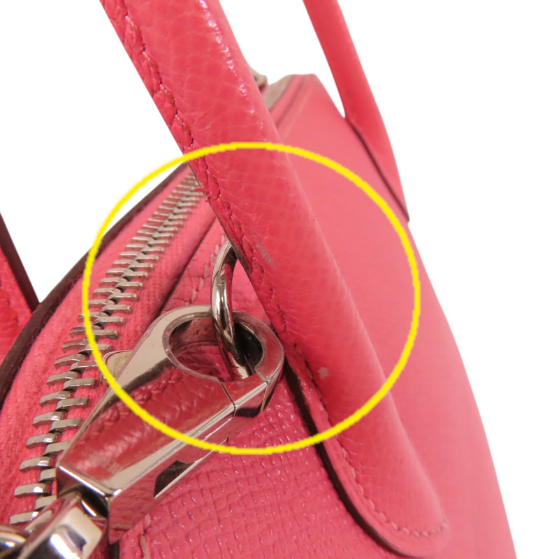 HERMES Epsom皮革Bolide 27銀扣手挽肩背兩用袋-15