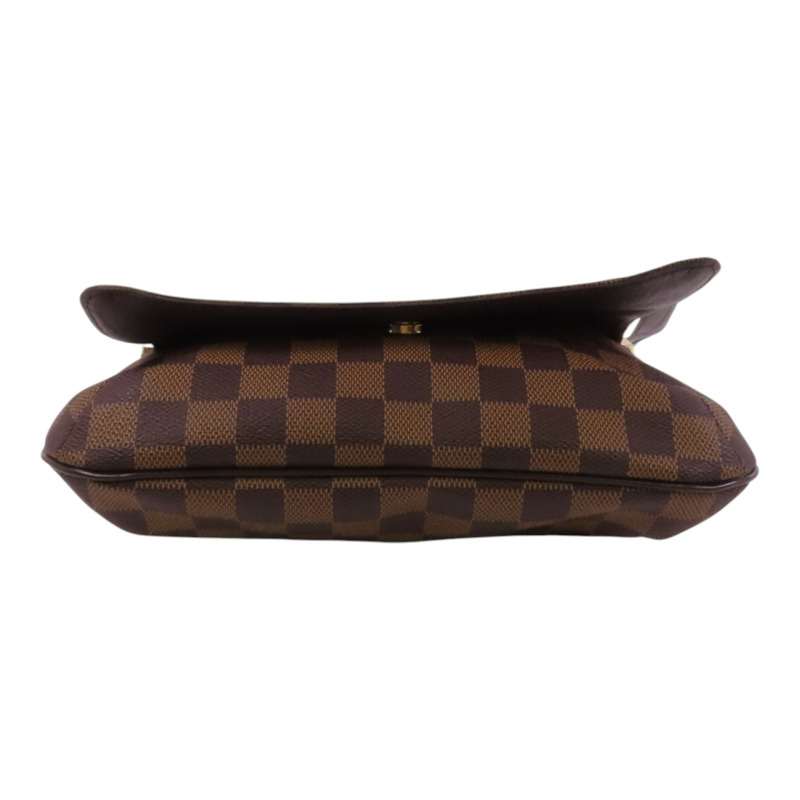 LOUIS VUITTON Damier Ebene Musette Tango金扣肩背袋-2