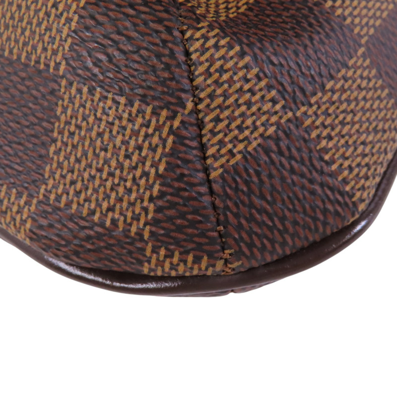 LOUIS VUITTON Damier Ebene Musette Tango金扣肩背袋-11