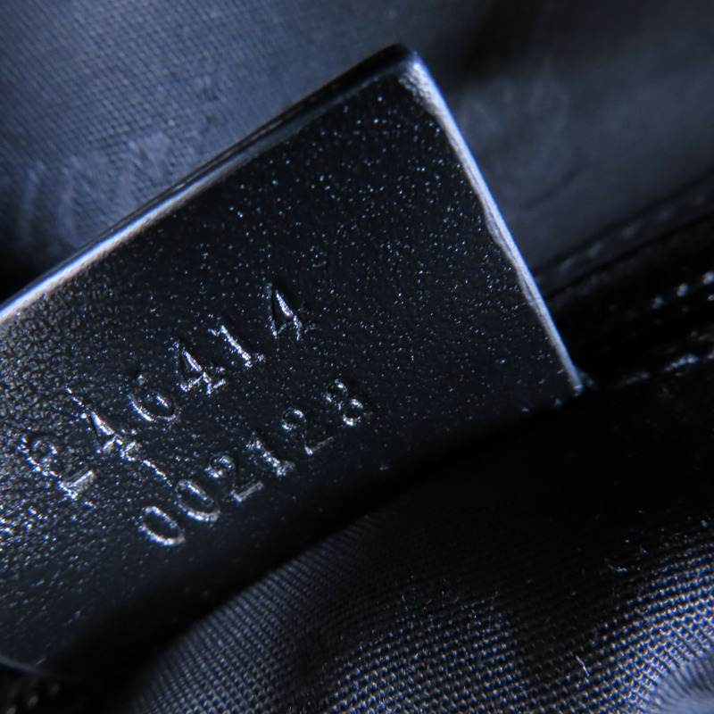 GUCCI 塗層帆布Backpack銀扣背包-7