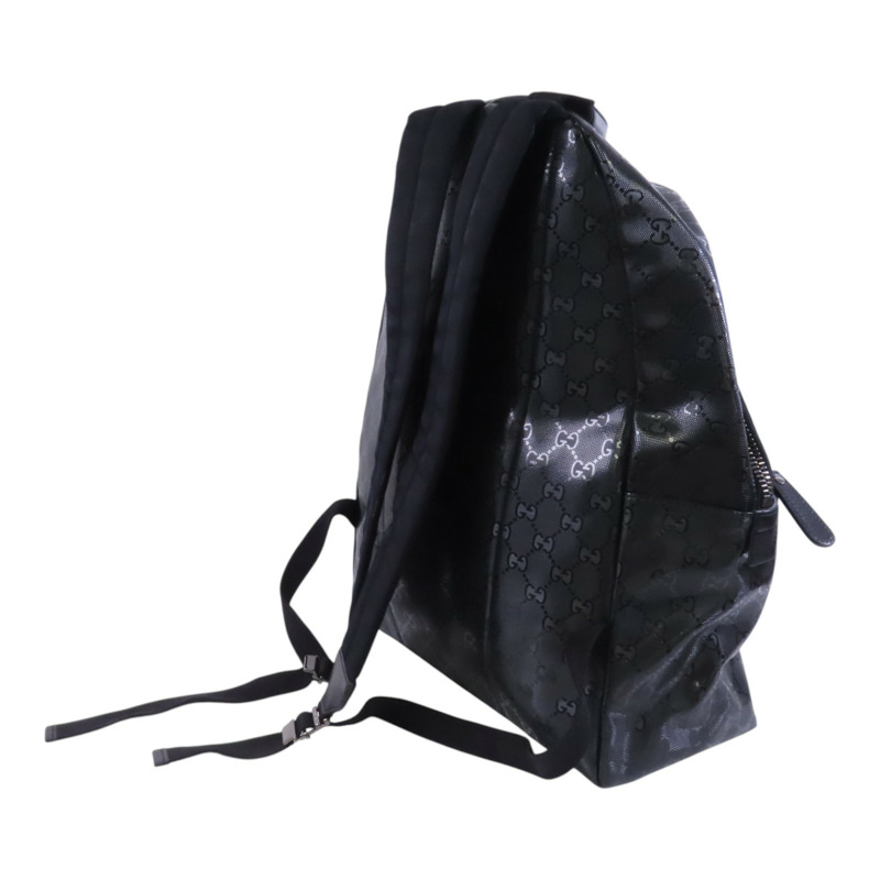 GUCCI 塗層帆布Backpack銀扣背包-8