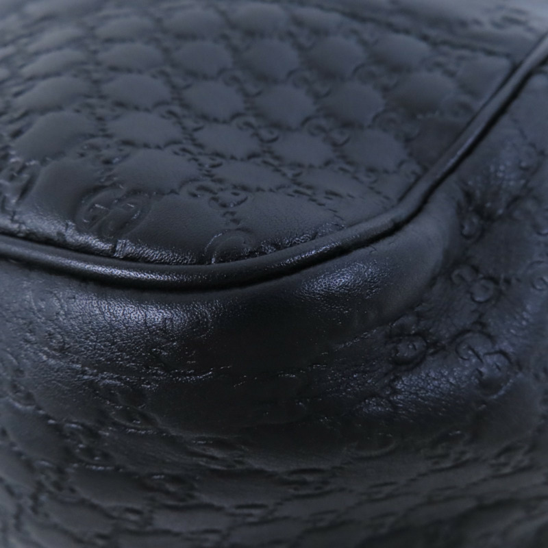 GUCCI 牛皮皮革Tote Bag金扣肩背袋-11