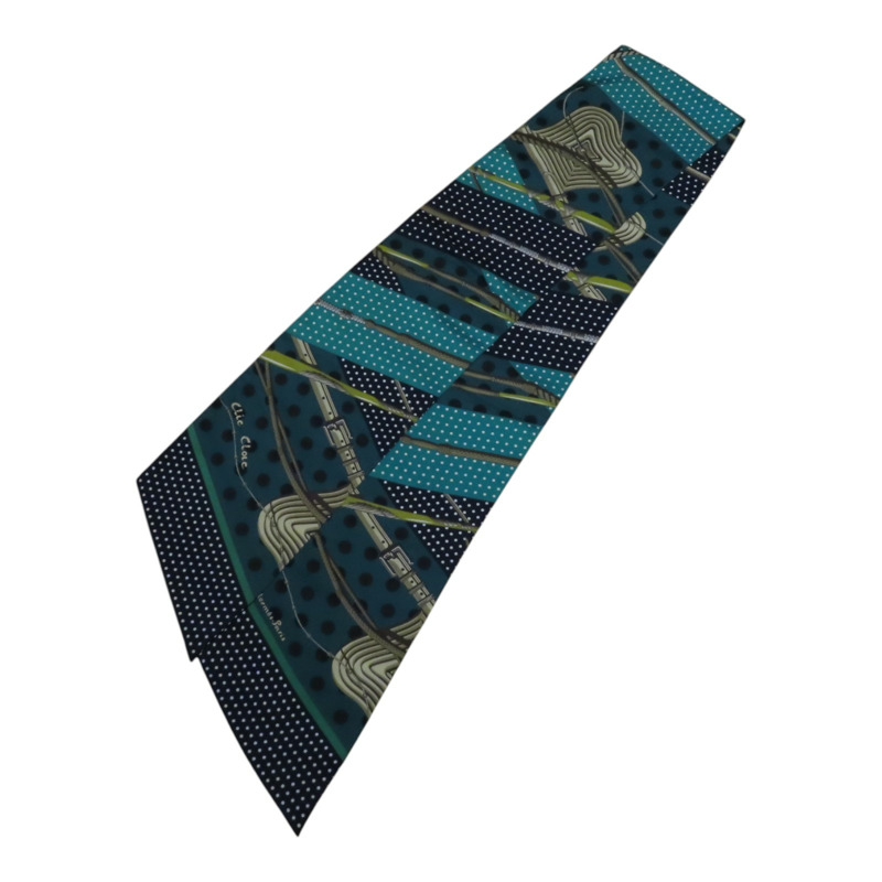 HERMES 絲質TMaxi Twilly Scarf絲巾-2