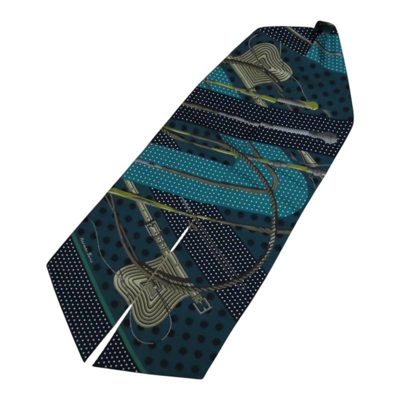 HERMES 絲質TMaxi Twilly Scarf絲巾-4