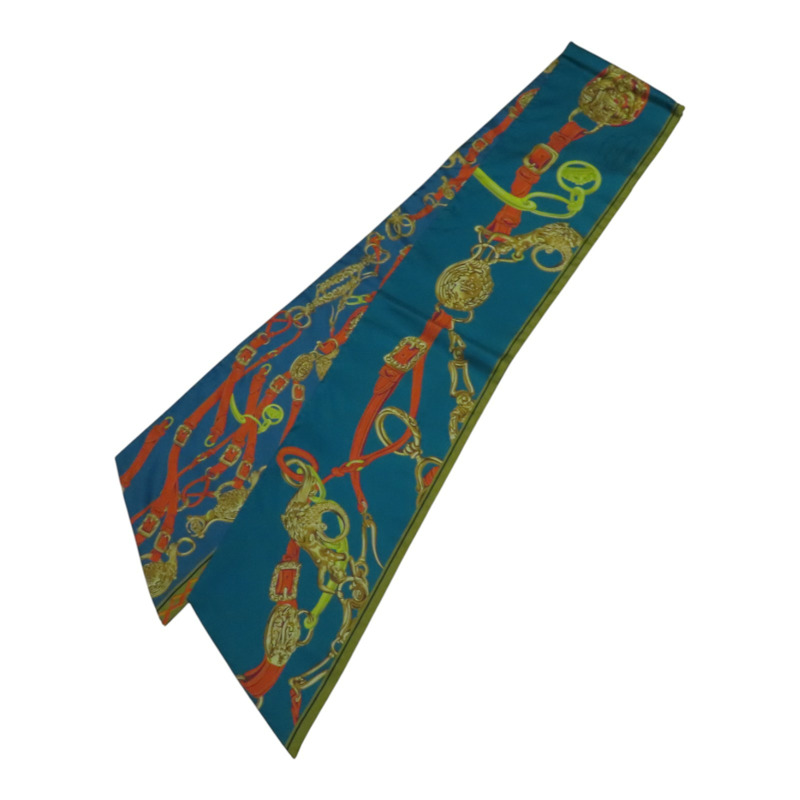 HERMES 絲質TMaxi Twilly Scarf絲巾-1