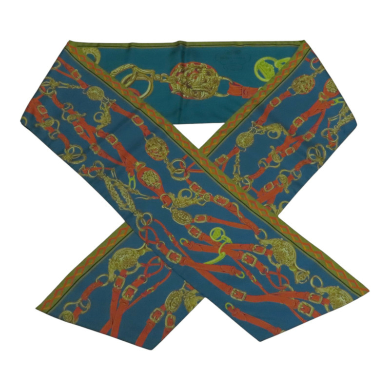 HERMES 絲質TMaxi Twilly Scarf絲巾-6
