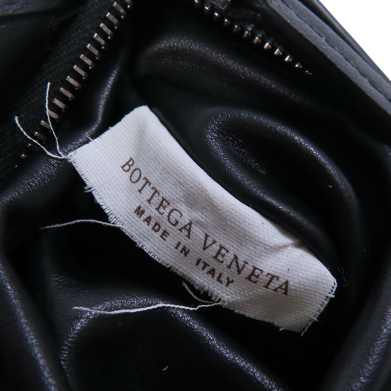 BOTTEGA VENETA 織紋皮革Waist Bag銀扣腰包-7