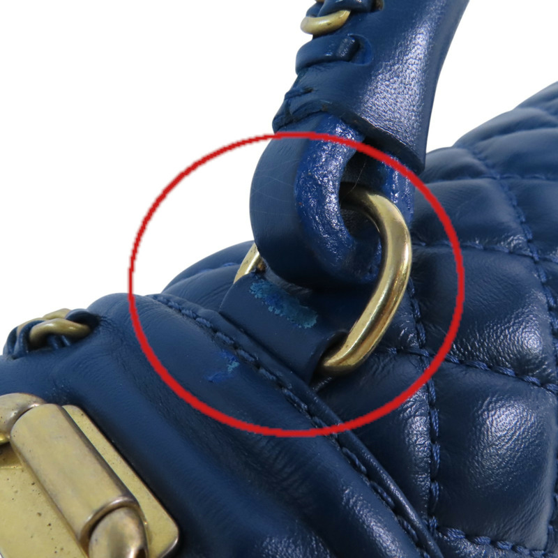 CHANEL 羊皮皮革Boy 25 With Handel金扣鏈帶肩背袋-21