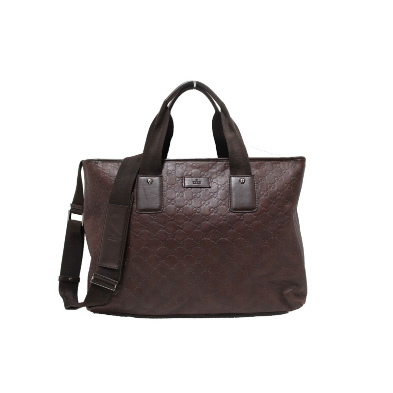 Gucci Brown GG Guccissima Leather Large Tote Bag 162913-0