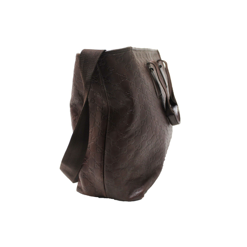Gucci Brown GG Guccissima Leather Large Tote Bag 162913-4