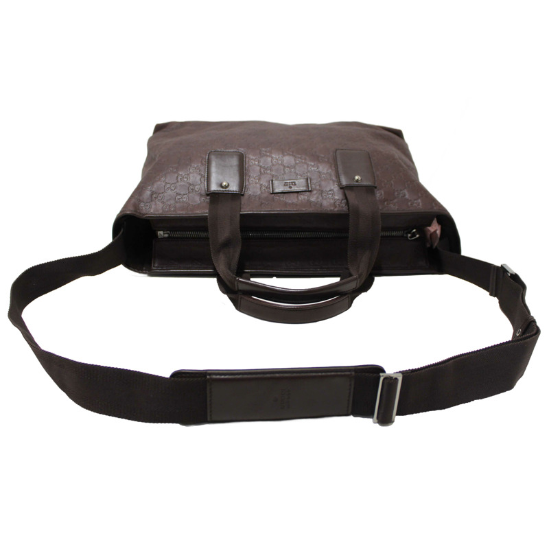 Gucci Brown GG Guccissima Leather Large Tote Bag 162913-5