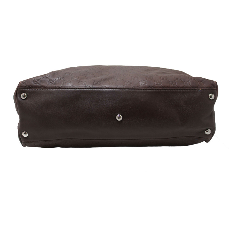 Gucci Brown GG Guccissima Leather Large Tote Bag 162913-14