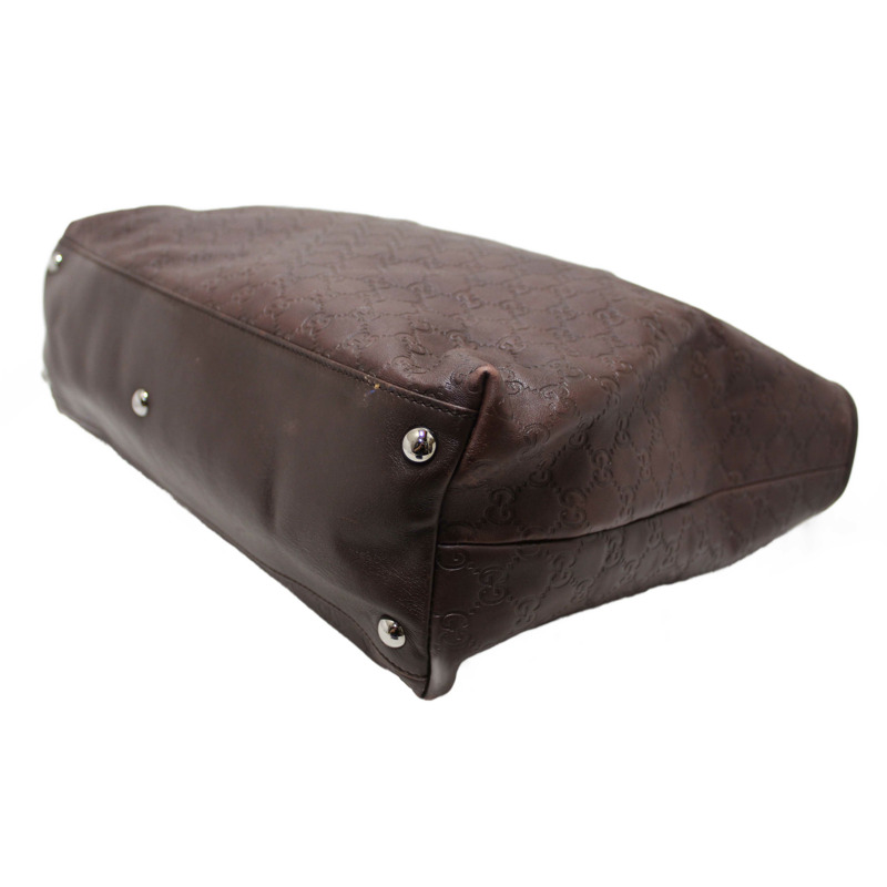 Gucci Brown GG Guccissima Leather Large Tote Bag 162913-15