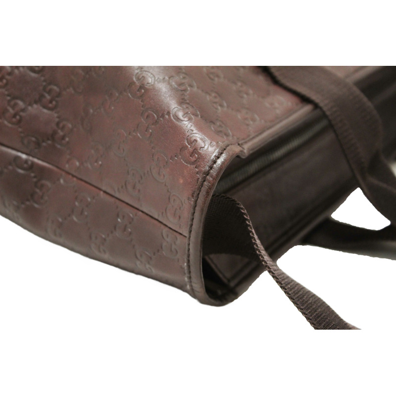 Gucci Brown GG Guccissima Leather Large Tote Bag 162913-19