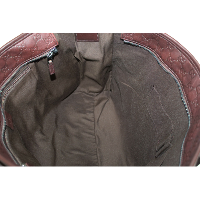 Gucci Brown GG Guccissima Leather Large Tote Bag 162913-22