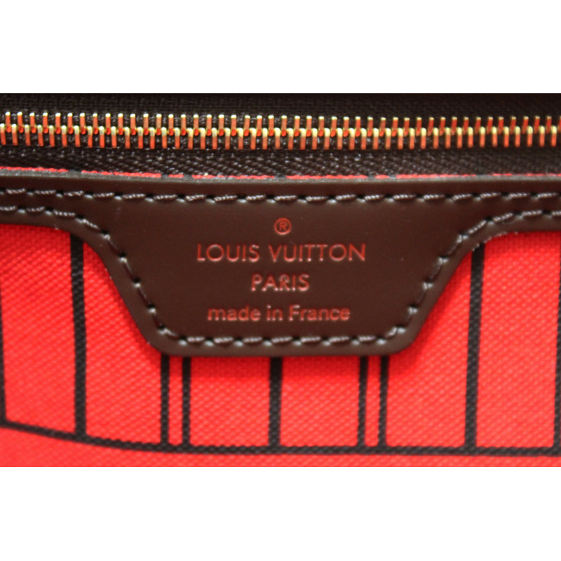 Louis Vuitton Damier Ebene Canvas Neverfull PM Shoulder Tote Bag-17