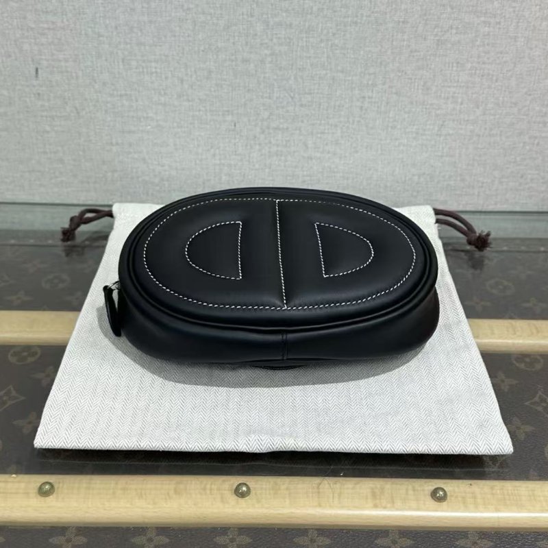 ✨HERMES 黑銀豬鼻子 in the loop腰包18*14*4 全新配件塵袋盒子-2