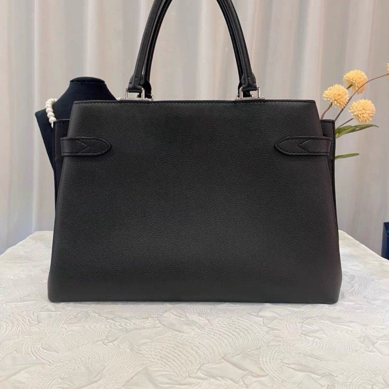 LV Lockme Day 黑色全皮手提肩背包31*24*16 99新配件塵袋-5