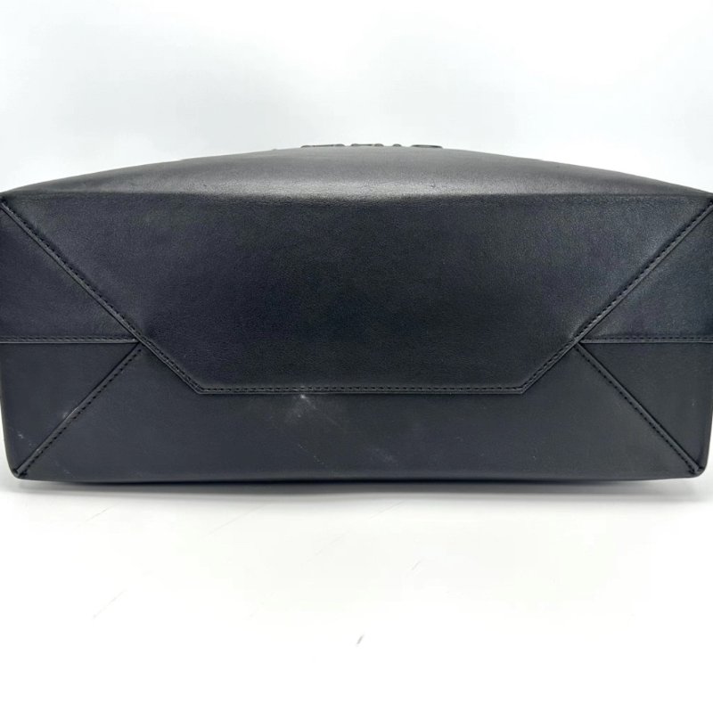 BALENCIAGA 黑金字母Logo圖案Totebag35*27*14 98新-3