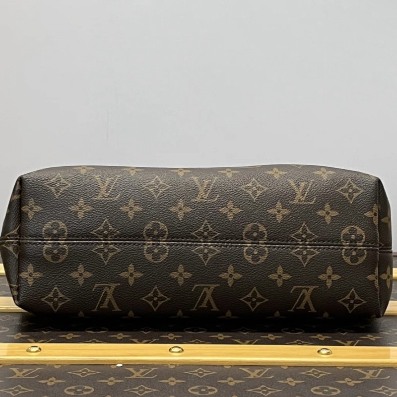 LV graceful老花hobo肩背包31*29*14 98新配件塵袋-3