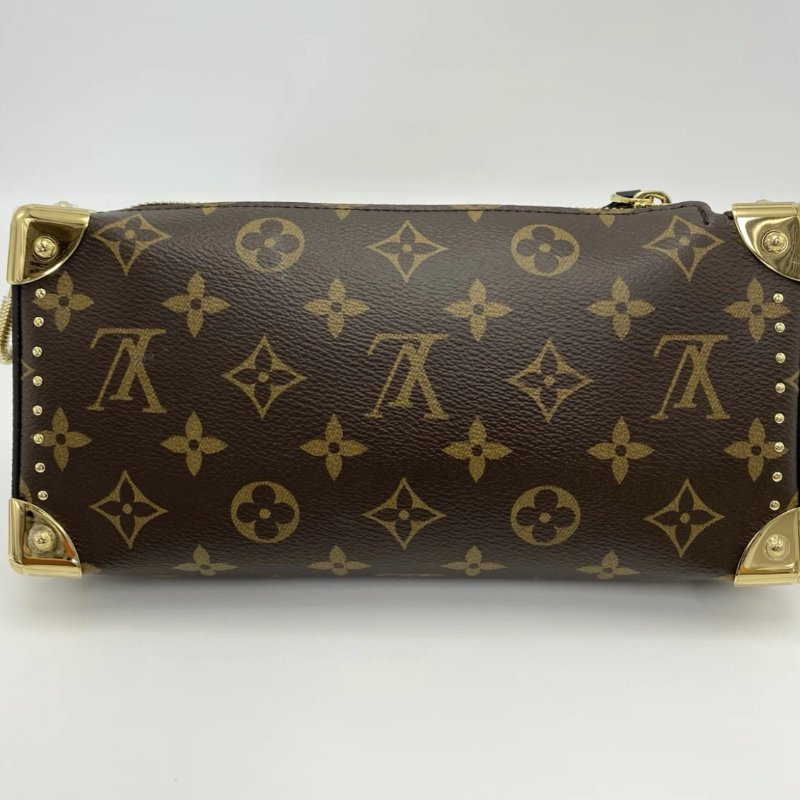 LV SLIM TRUNK橫版老花谷爱凌盒子23*12*4 全新閒置配件盒子塵袋-4