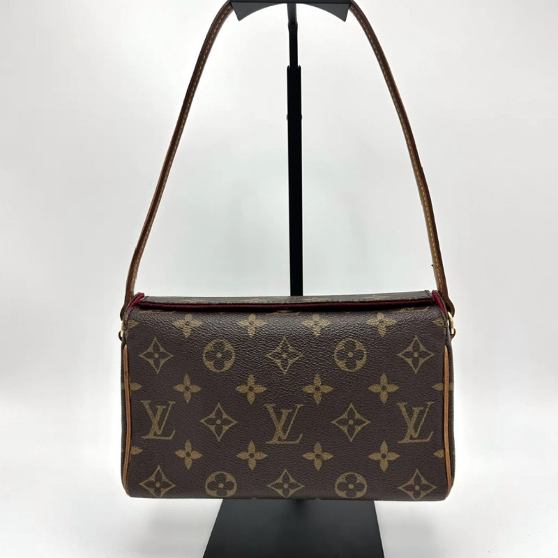 LV 老花表參道手提腋下包 21*13*7.5 98新配件塵袋-0