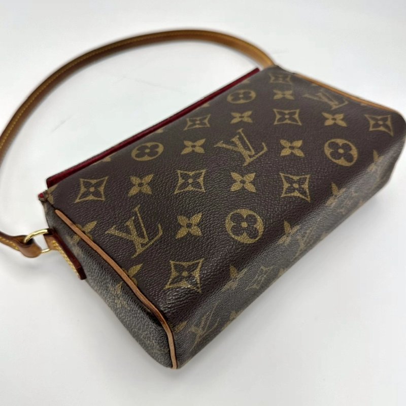 LV 老花表參道手提腋下包 21*13*7.5 98新配件塵袋-4