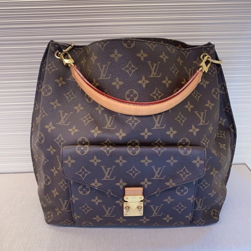 98新LV路易威登 3Way Metis 泫雅同款hobo老花手提包-5