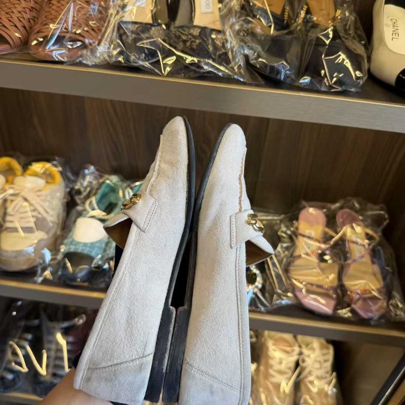 hermes 樂福鞋 36.5號 有瑕疵自行清洗護理下-2