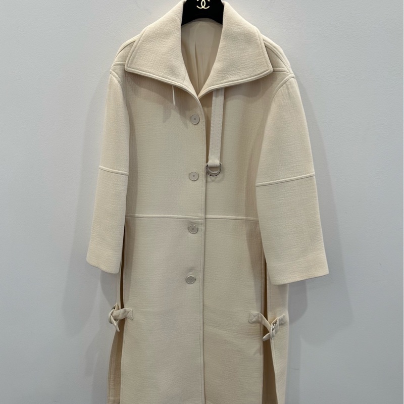 ❤️ Dior 米白色 優雅羊絨大衣-0
