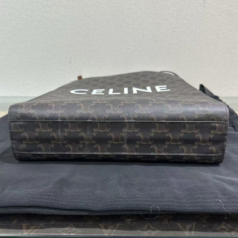 ✨CELINE 老花凱旋門大號琴譜包28*32*8 98新配件塵袋-2