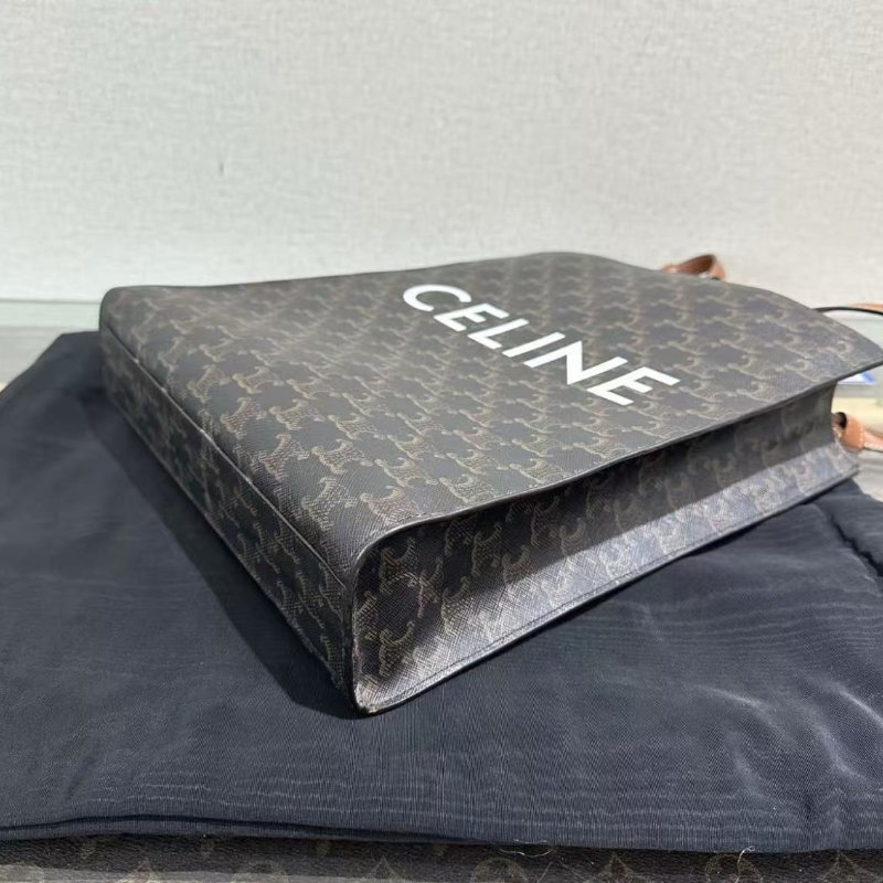 ✨CELINE 老花凱旋門大號琴譜包28*32*8 98新配件塵袋-3