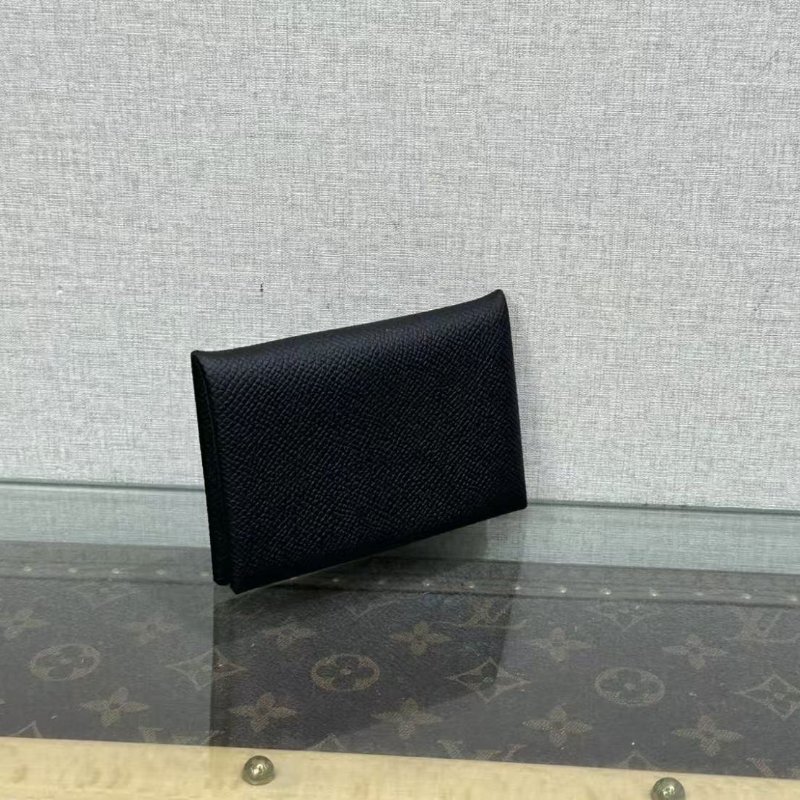✨HERMES 黑色短款卡包 10.5*7 全新閒置配件盒子吊牌-1