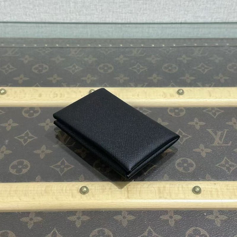 ✨HERMES 黑色短款卡包 10.5*7 全新閒置配件盒子吊牌-4