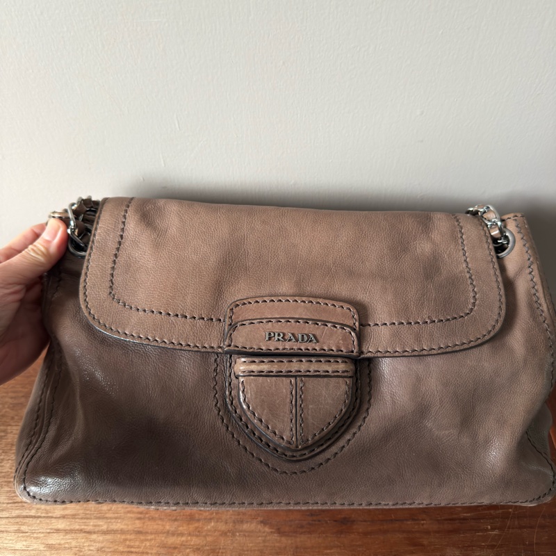 PRADA Glace 牛皮鏈帶包-6