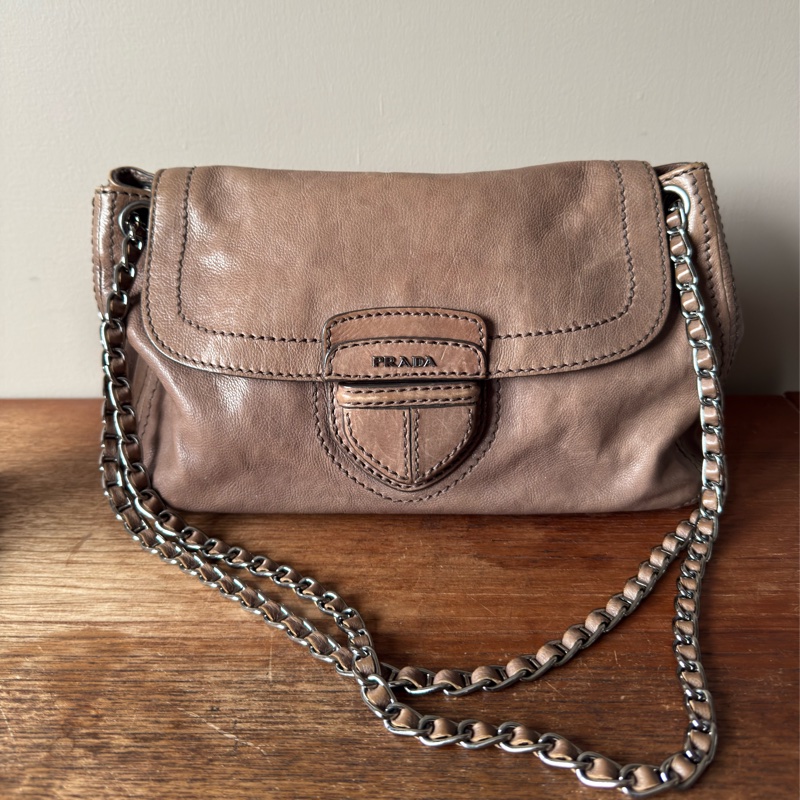 PRADA Glace 牛皮鏈帶包-20