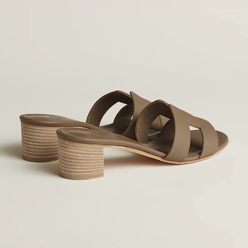 Hermès oasis 大象灰涼鞋-1
